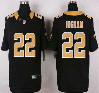 Men's New Orleans Saints #22 Black Team Color NFL Nike Elite Jersey