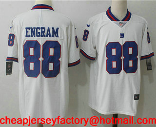 Men's New York Giants #88 Evan Engram White 2016 Color Rush Stitched NFL Nike Limited Jersey