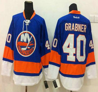 Men's New York Islanders #40 Michael Grabner Light Blue Jersey