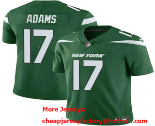 Men's New York Jets #17 Davante Adams Green 2024 Vapor Limited Stitched Jersey