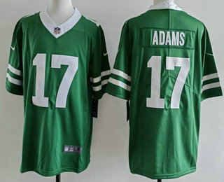 Men's New York Jets #17 Davante Adams Limited Green Vapor Jersey