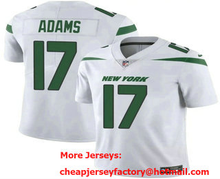 Men's New York Jets #17 Davante Adams White 2024 Vapor Limited Stitched Jersey