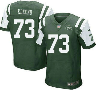 Men's New York Jets #73 Joe Klecko Green Team Color Men's Stitched NFL Elite Jersey