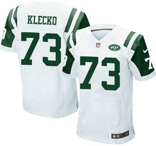 Men's New York Jets #73 Joe Klecko White Men's Stitched NFL Elite Jersey