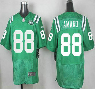Men's New York Jets #88 Jace Amaro Nike Kelly Green Color Rush 2015 NFL Elite Jersey