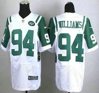 Nike New York Jets #94 Leonard Williams White Elite Jersey