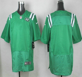 Men's New York Jets Blank Nike Kelly Green Color Rush 2015 NFL Elite Jersey