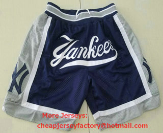 Men's New York Yankees Navy Blue Just Don Swingman Shorts