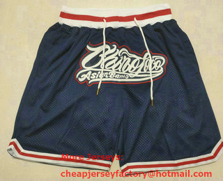 Men's North Carolina Tar Heels Navy Blue Just Don Swingman Throwback Shorts