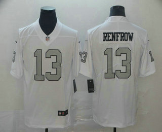 Men's Oakland Raiders #13 Hunter Renfrow White 2016 Color Rush Stitched NFL Nike Limited Jersey