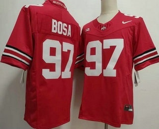 Men's Ohio State Buckeyes #97 Joey Bosa Red FUSE College Football Jersey