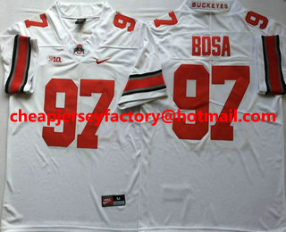 Men's Ohio State Buckeyes #97 Joey Bosa White 2017 Vapor Untouchable Stitched Nike NCAA Jersey