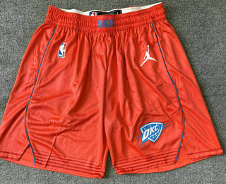 Men's Oklahoma City Thunder Orange Statement Edition Shorts