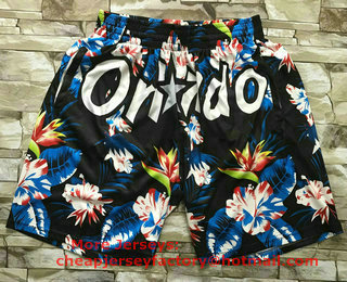 Men's Orlando Magic Ness Floral Fashion Hardwood Classics Soul Swingman Throwback Jersey