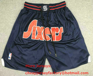 Men's Philadelphia 76ers 2022 City Edition Swingman Stitched Shorts