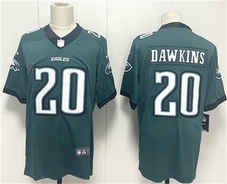 Men's Philadelphia Eagles #20 Brian Dawkins Green 2024 New Vapor Untouchable Limited Stitched Jersey