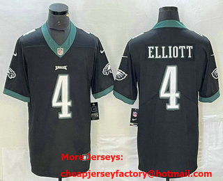 Men's Philadelphia Eagles #4 Jake Elliott Black Vapor Untouchable Limited Stitched Jersey