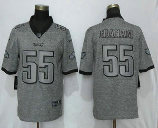 Men's Philadelphia Eagles #55 Brandon Graham 2017 Vapor Untouchable Stitched NFL Nike Gray Gridiron Limited Jersey