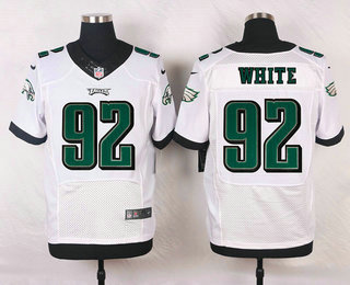 Men's Philadelphia Eagles #92 Reggie White White Retired Player NFL Nike Elite Jersey