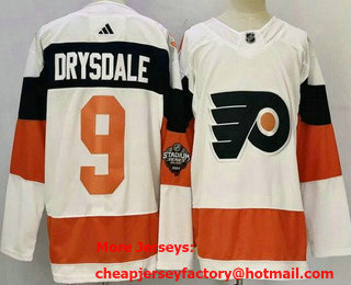 Men's Philadelphia Flyers #9 Ivan Provorov White 2024 Stadium Series Authentic Jersey