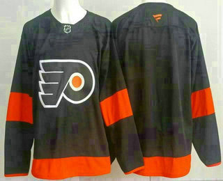 Men's Philadelphia Flyers Blank Black Authentic Jersey