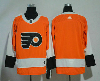 Men's Philadelphia Flyers Blank Orange Home 2017-2018 Hockey Stitched NHL Jersey
