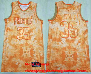 Men's Phoenix Suns #35 Kevin Durant Orange 2023 Select Series Stitched Basketball Jersey