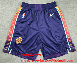 Men's Phoenix Suns Purple 2023 City Icon Swingman Shorts