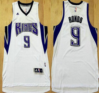 Men's Sacramento Kings #9 Rajon Rondo Revolution 30 Swingman New Purple Jersey