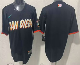 Men's San Diego Padres Blank Navy 2026 City Connect Stadium Jersey