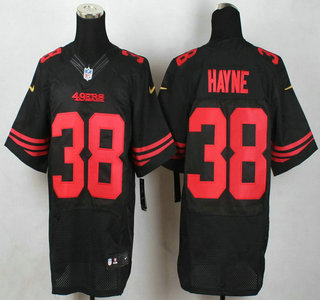 Men's San Francisco 49ers #38 Jarryd Hayne 2015 Nike Black Elite Jersey
