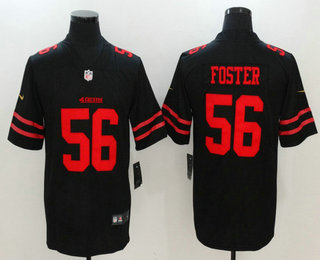 Men's San Francisco 49ers #56 Reuben Foster Black 2017 Vapor Untouchable Stitched NFL Nike Limited Jersey