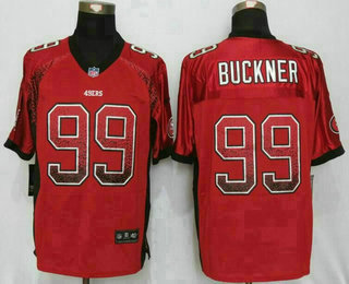 Men's San Francisco 49ers #99 DeForest Buckner Red Drift Fashion NFL Nike Elite Jersey