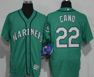 Men's Seattle Mariners #22 Robinson Cano Stitched MLB 2016 Flex Base Jersey