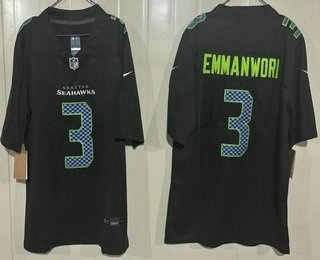Men's Seattle Seahawks #3 Nick Emmanwori Limited Navy Fashion Vapor Jersey