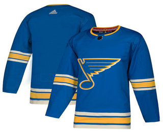 Men's St. Louis Blues Blank Blue Alternate Jersey