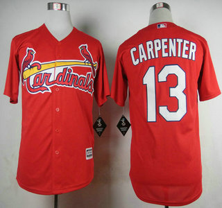 Men's St. Louis Cardinals #13 Matt Carpenter 2015 Red Jersey