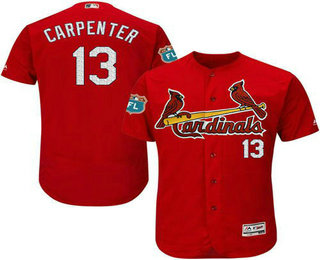 Men's St. Louis Cardinals #13 Matt Carpenter Red 2016 Flexbase Baseball Jersey