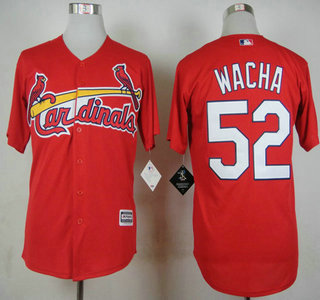 Men's St. Louis Cardinals #52 Michael Wacha 2015 Red Jersey