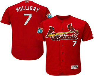 Men's St. Louis Cardinals #7 Matt Holliday Red 2016 Flexbase Baseball Jersey