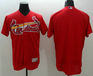 Men's St. Louis Cardinals Blank Red 2016 Flexbase Baseball Jersey