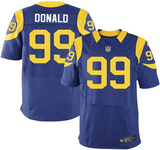 Men's St. Louis Rams #99 Aaron Donald #99 Aaron Donald Royal Blue Alternate Elite Jersey
