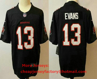 Men's Tampa Bay Buccaneers #13 Mike Evans Limited Black Vapor Untouchable Jersey