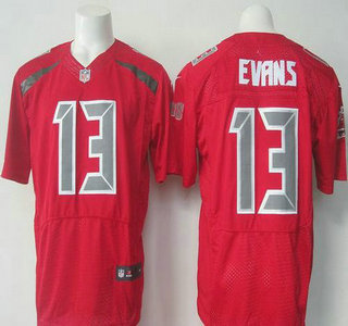 Men's Tampa Bay Buccaneers #13 Mike Evans Nike Red Color Rush 2015 NFL Elite Jersey