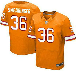 Men's Tampa Bay Buccaneers #36 D. J. Swearinger Orange Alternate NFL Nike Elite Jersey