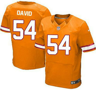 Men's Tampa Bay Buccaneers #54 Lavonte David Orange Alternate NFL Nike Elite Jersey