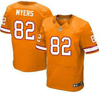 Men's Tampa Bay Buccaneers #82 Brandon Myers Orange Alternate NFL Nike Elite Jersey