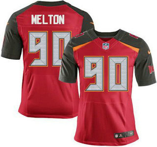 Men's Tampa Bay Buccaneers #90 Henry Melton Red Team Color NFL Nike Elite Jersey
