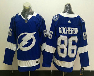 Men's Tampa Bay Lightning #86 Nikita Kucherov Light Blue 2017-2018 Hockey Stitched NHL Jersey