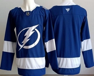 Men's Tampa Bay Lightning Blank Blue Authentic Jersey